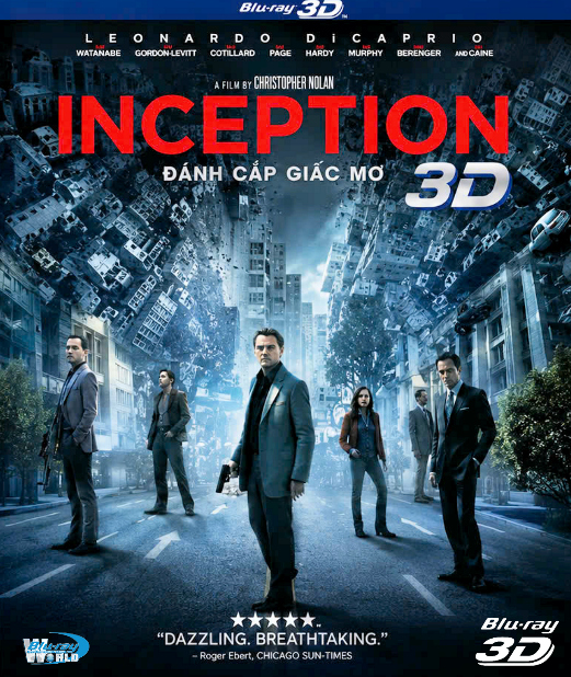 Z353.Inception 2010   ĐÁNH CẮP GIẤC MƠ  3D50G  (DTS-HD MA 5.1)